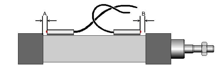 磁性开关的固定位置接线图